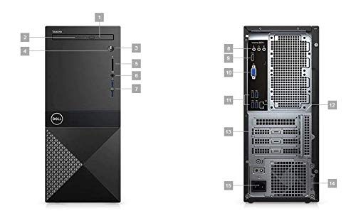 Latest Dell Vostro High Performance Desktop 8th Generation 8GB RAM1TB 7200 SATA Hard Drive Wireless Bluetooth DVD HDMI Win 10 Pro
