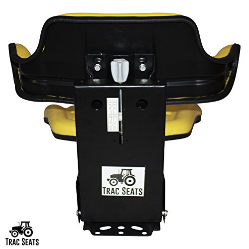 TRAC SEATS Yellow Suspension Tractor SEAT FITS John Deere 1020,1530,2020,2030,2040,2155, 2280, 5210 Brand(Same Day Shipping - GET IT Fast!! View Our Transit MAP)