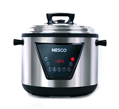 Nesco American Harvest RA42445 Nesco 11-Quart Pressure Cooker, 11 Liter, Black