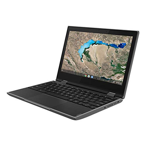 Lenovo Chromebook 11.6 Inch Touchscreen 2-in-1 Laptop, MediaTek MT8173C 2.1 GHz, 4GB LPDDR3 RAM, 32GB eMMC, Chrome OS + NexiGo 32GB MicroSD Card Bundle (Renewed)
