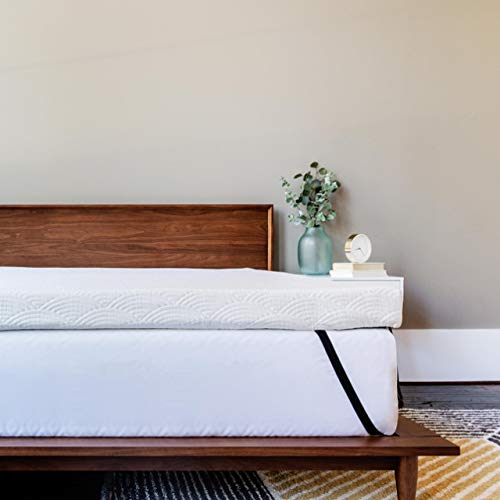 ViscoSoft 4-Inch Active Cooling Memory Foam Mattress Topper Queen | Select Copper Pad & Drift Cover