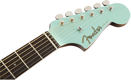 Fender Malibu Player - California Series Acoustic Guitar - Aqua Splash