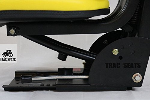 TRAC SEATS Yellow Suspension Tractor SEAT FITS John Deere 1020,1530,2020,2030,2040,2155, 2280, 5210 Brand(Same Day Shipping - GET IT Fast!! View Our Transit MAP)