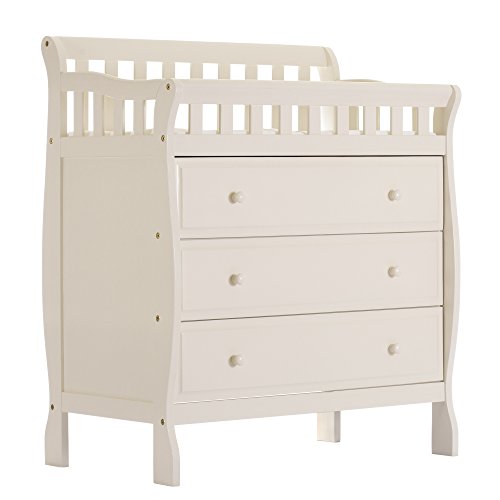 Dream On Me Marcus Changing Table and Dresser, French White