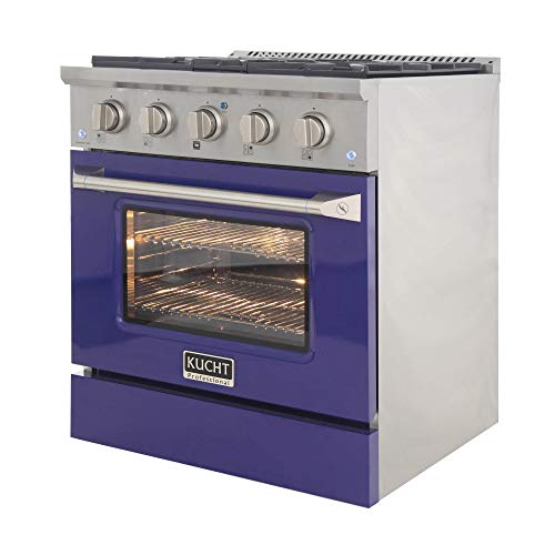 Kucht KNG301-B Gas Range, Blue