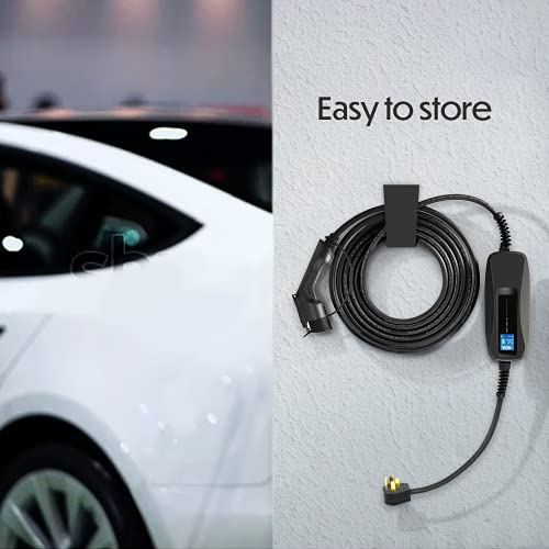 Lectron 240V 40 Amp Level 2 EV Charger with 18ft Extension Cord J1772 Cable & NEMA 14-50 Plug