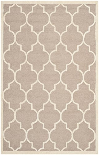 Safavieh Cambridge Collection CAM134J Handmade Moroccan Wool Area Rug, 11'6" x 16', Beige/Ivory