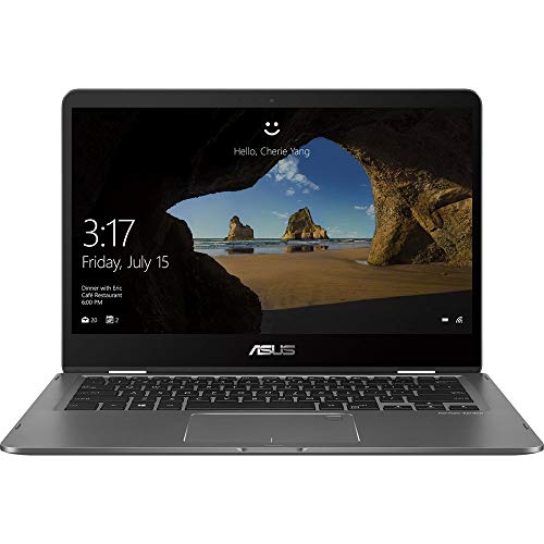 2019 ASUS Zen-Book Flip 14" FHD Touchscreen 2-in-1 Laptop Computer, 8th Gen Intel Quad-Core i7-8550U Win-10 Pro