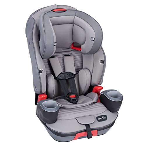 Evenflo Advanced Infant Booster Car Seat with SensorSafe, Evolve LX, Berry Bliss