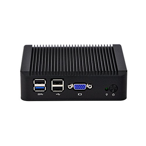 Mini PC Windows x86 Intel Baytrail J1900 Quad Core 8G Ram 128G SSD Office Industrial Fanless Computer