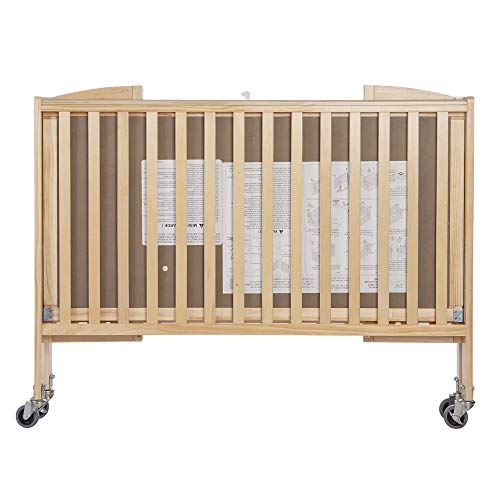 Dream On Me Folding Full Size Convenience Crib, Natural