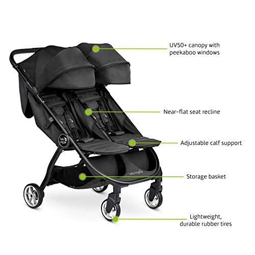 Baby Jogger City Tour 2 Double Stroller, Jet