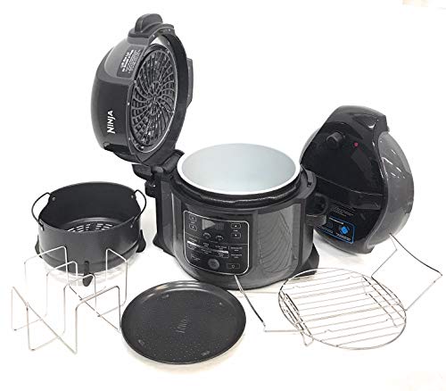 Ninja Foodi Pressure Cooker Family sized Pot fits up to 6 pound roasts and 3 pounds of fries