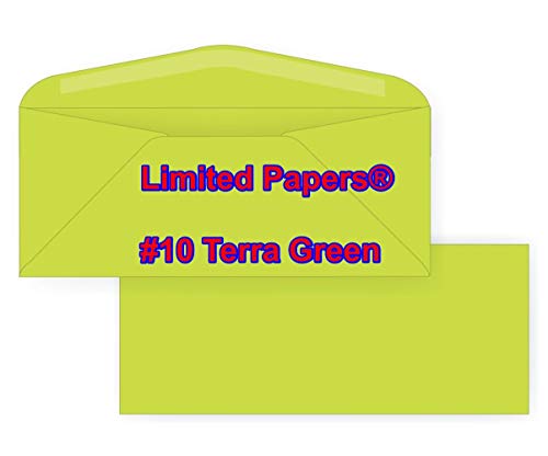 #10 Regular Envelope - Astrobright - 24# Terra Green (4 1/8 x 9 1/2) (2500)