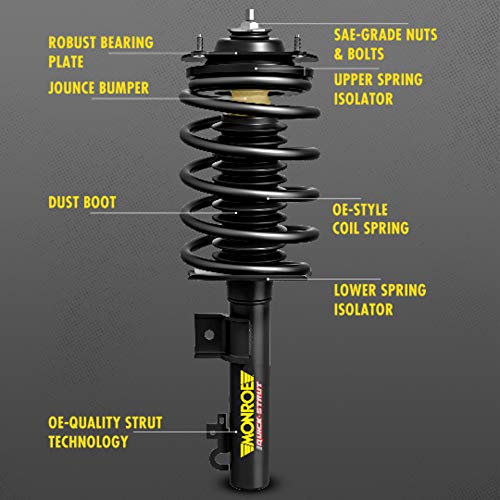 Monroe Shocks & Struts Quick-Strut 471128L Strut and Coil Spring Assembly