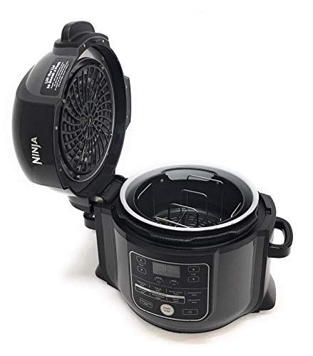 Ninja Foodi Pressure Cooker Family sized Pot fits up to 6 pound roasts and 3 pounds of fries