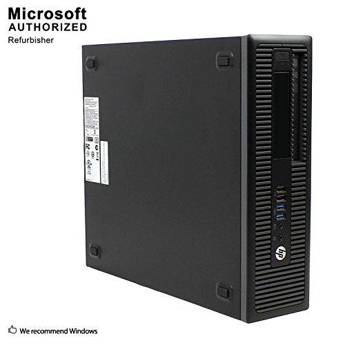 2018 HP Elite-Desk 800 G2 SFF High Performance PC (Quad Core i5 6500 3.2G,8G,DDR3,3T,DVD,HDMI,Wi-Fi,DP,Port,VGA,BT,4.0,W10P64)