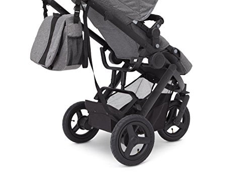 Jogging Stroller | All Terrain Baby Jogger | Sport Utility | JPMA Safety Certified | J is for Jeep Brand | Grey on Black Frame