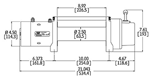 WARN 26502 M8000 8000-lb Winch