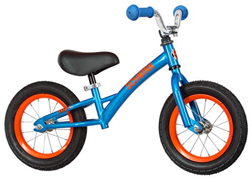 Schwinn Skip 3 Toddler Balance Bike, 12-Inch Wheels, Beginner Rider Training, Blue/Orange