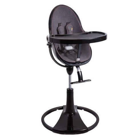 Bloom Fresco Chrome Complete Unit: Noir Frame w/Starter Kit Seat Pad (Leatherette) (Diesel Denim)