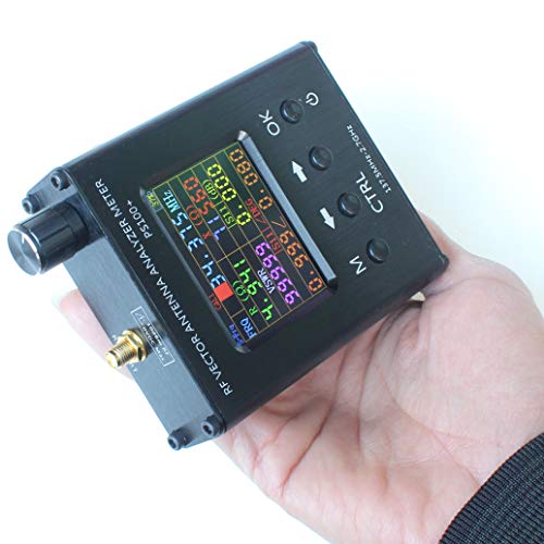 PS100+ N1201SA Plus UV RF Vector Impedance ANT SWR Antenna Analyzer Meter Tester 34.375MHz-2.7GHz Resistance, Reactance, Impedance VSWR N1201SAP