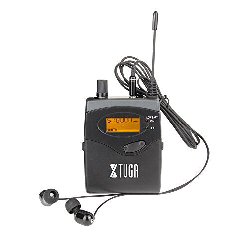 XTUGA RW2080 Rocket Audio Whole Metal Wireless in Ear Monitor System 2 Channel 5 Bodypacks Monitoring with in Earphone Wireless Type Used for Stage or Studio