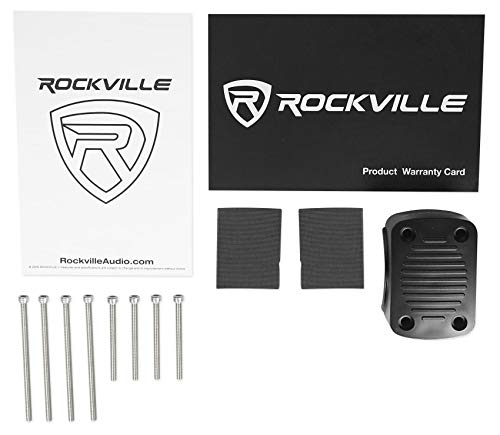 2 Rockville DWB80B Dual 8" Black 1600w Marine Wakeboard Tower Speaker Systems