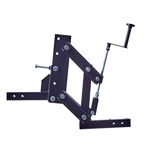 1-Point Lift System for ATV/UTV with 2 inch Receivers ATV Implement Attachment System Outdoors Landscape Rake mount ATV/UTV Farm Attachments