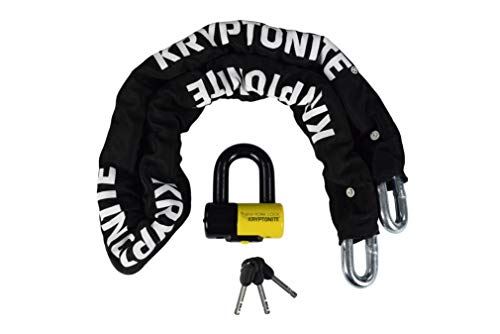 Kryptonite New York Legend 1515 15mm Chain & New York Lock 15mm Bicycle Motorcycle Disc Lock