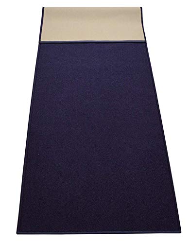 RugStylesOnline Custom Size Solid Color Royal Blue Roll Runner Rug 36 Inch Wide x Your Length Size Choice Slip Skid Resistant Rubber Back Cut to Size Many Color Options (Royal Blue, 34 ft x 36 in)