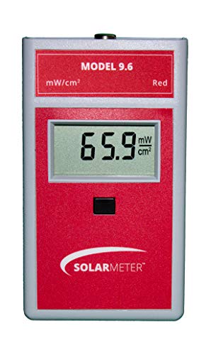 Solar Light Company, Inc Solarmeter Model 9.6 Red Light Meter - Measures from 577-661nm with Range from 0-199.9 mW/cm² Red Light