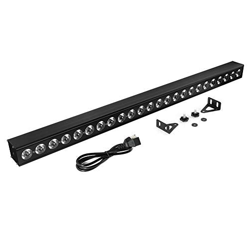 LED Light Bar, LaluceNatz 40" 96W 24 LED Stage Lights Wash Light Bar, 4 in 1 RGBA Wall Washer Lights, DJ Lighting by DMX Control for Wedding, Birthday, Church, Party, Stage Lighting