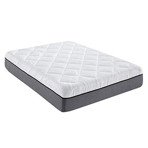 Classic Brands Cool Gel Quilted Gel Memory Foam 14-Inch Mattress with Adjustable Comfort Adjustable Base, Queen