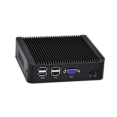 Mini PC Windows x86 Intel Baytrail J1900 Quad Core 8G Ram 128G SSD Office Industrial Fanless Computer