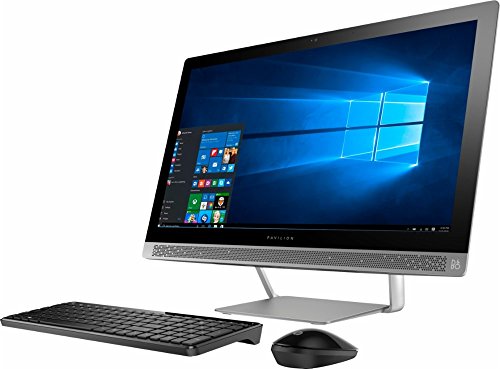 2017 Newest HP Pavilion 23" FHD Touchscreen Premium All-in-One Desktop, Intel Dual-Core i5 7400T up to 3.0GHz, 12GB DDR4 W-10 Turbo Silver