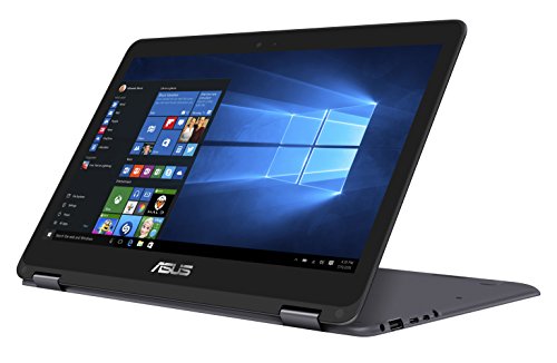 ASUS ZenBook Flip UX360CA-UHM1T 13.3" 2-in 1 Laptop, Touchscreen, Intel Core m3-7Y30 Processor, 8GB RAM, 256GB Solid State Drive, Windows 10
