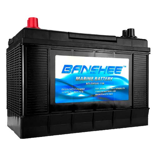 12V 105Ah Replacement Deep Cycle Marine Battery Group 31 for Boats