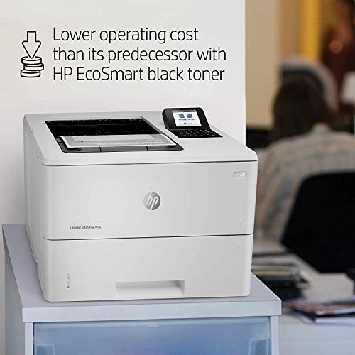 HP LaserJet Enterprise M507dn with One-Year, Next-Business Day, Onsite Warranty (1PV87A),White