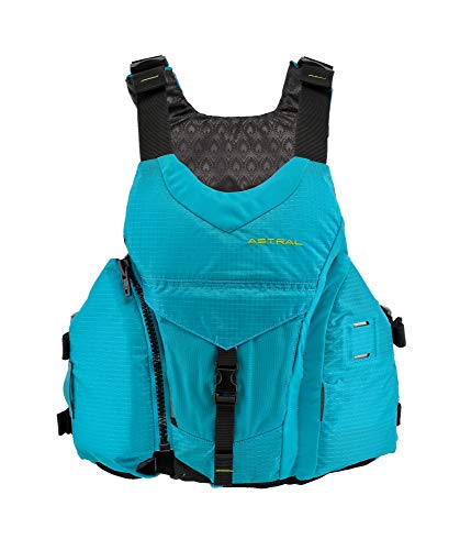 Astral Women's Layla Life Jacket PFD for Whitewater, Sea, Touring Kayaking, Stand Up Paddle Boarding, and Fishing, Glacier Blue, M/L