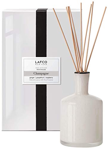 LAFCO New York Signature Scented Reed Diffuser (Champagne, Penthouse - 15 fl. oz)