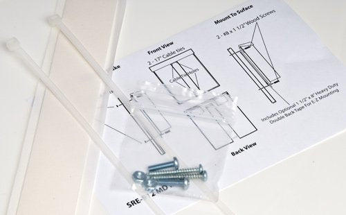 Clear-Ad - SRE-912-HD - Acrylic Waterproof Outdoor Brochure Holder with Self-Closing Lid - Plastic Heavy Duty Flyer Display 8.5x11 (Pack of 10)