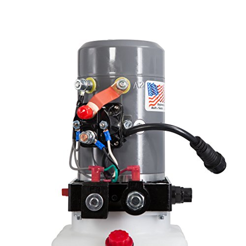KTI Double Acting 12V Hydraulic Pump - 3 Quart