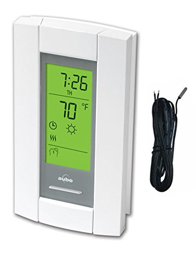 15 Sqft Mat, Electric Radiant Floor Heat Heating System with Aube Digital Floor Sensing Thermostat