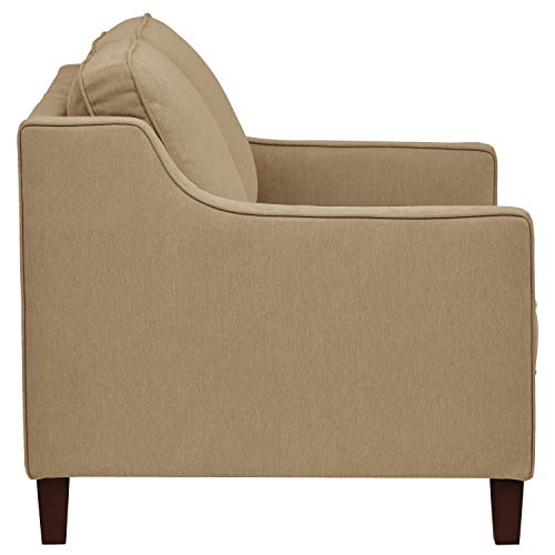 Stone & Beam Blaine Modern Loveseat Sofa - 55.9 Inch, Beige