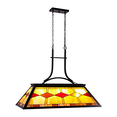 Pool Table Light, Billiard Hanging Lighting Fixture for Game Room 7-9 Feet Table, 3 Lights Kitchen Island Chandelier for Men's Cave