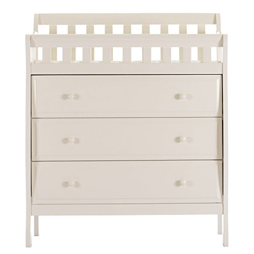 Dream On Me Marcus Changing Table and Dresser, French White