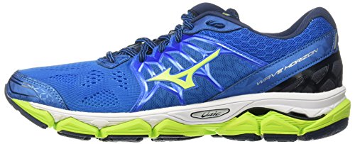 Mizuno Running Men's Wave Horizon Running Shoes, Directoire Blue/Safey Yellow/Peacoat, 11.5 D US