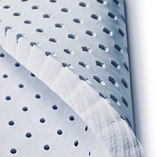 ViscoSoft Pillow Top Latex Mattress Topper Twin XL | Serene 3 Inch Gel Latex Mattress Pad & Cover
