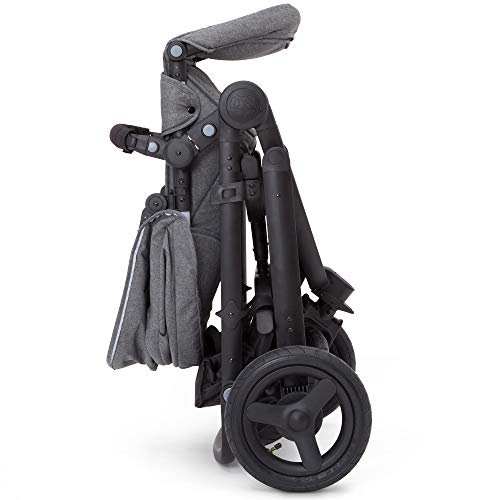 Jogging Stroller | All Terrain Baby Jogger | Sport Utility | JPMA Safety Certified | J is for Jeep Brand | Grey on Black Frame